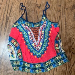 Flying Tomato multicolored tank